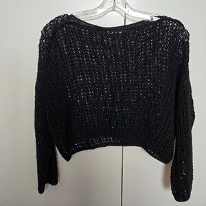 ZARA Crochet Knit Sweater